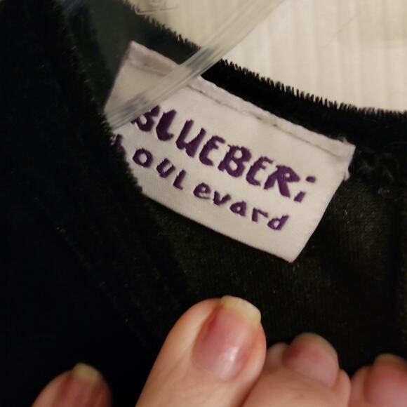 Blueberi Boulevard Dark Blue Sparkly Dress - Picture 6 of 8